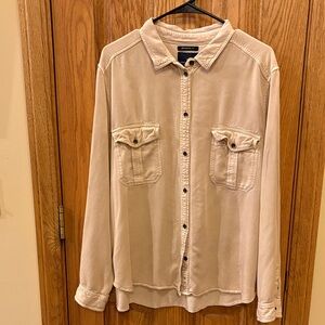 American Eagle Outfitters Tannish Yellow Shirt